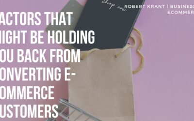 Factors That Might Be Holding You Back From Converting E-commerce Customers